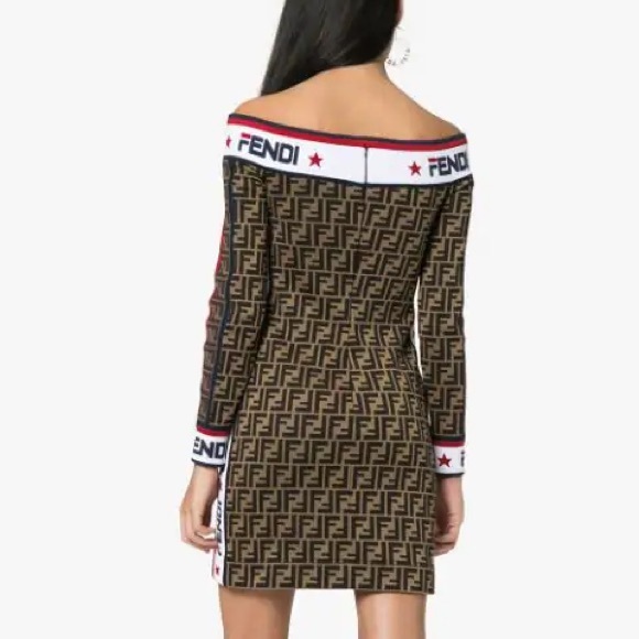 SOLD -Fendi Roma Dress size 42 - Picture 6 of 9